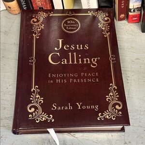 Jesus Calling 10th Anniversary Edition Book - Brown